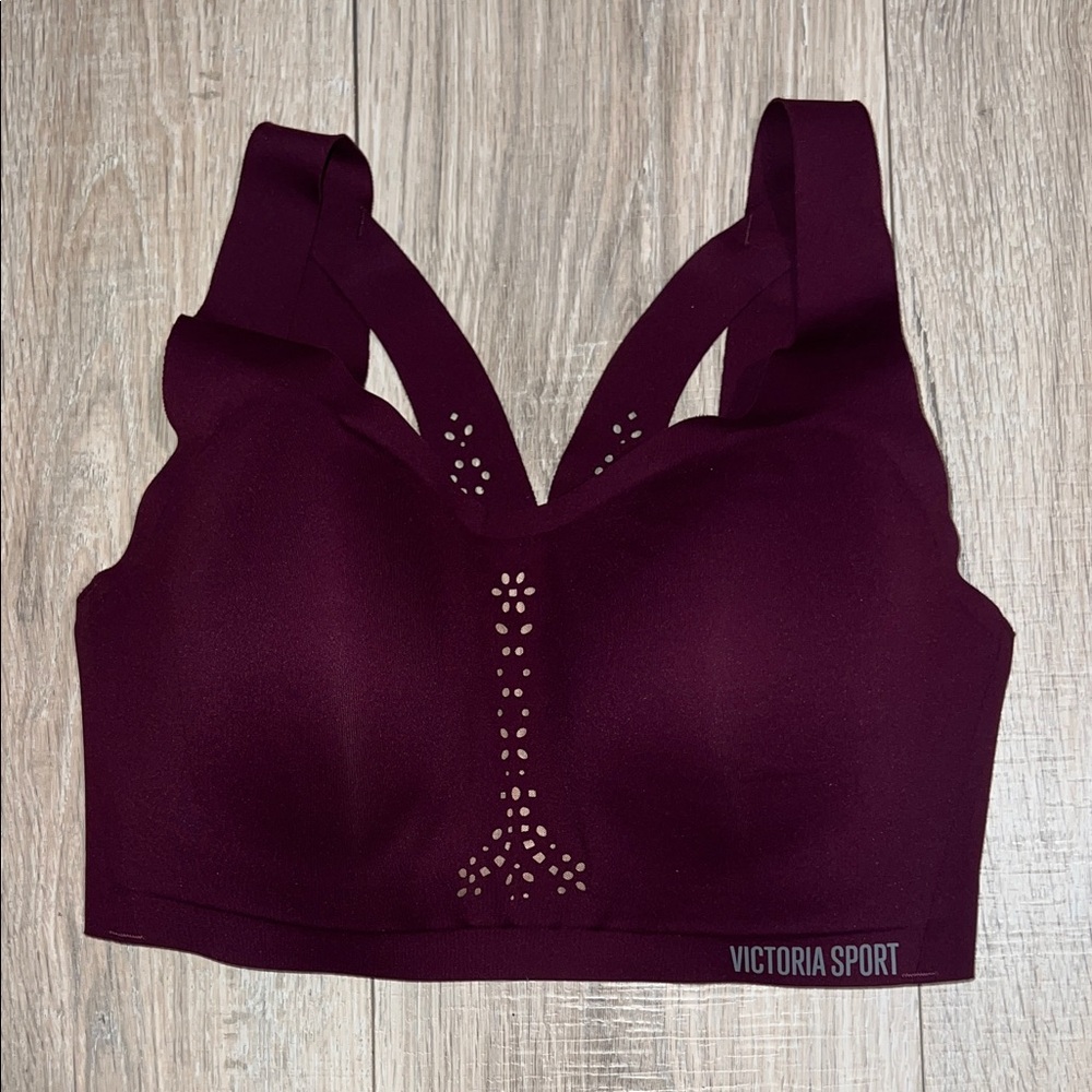 Victoria’s Secret angle max burgundy deep wine sports bra